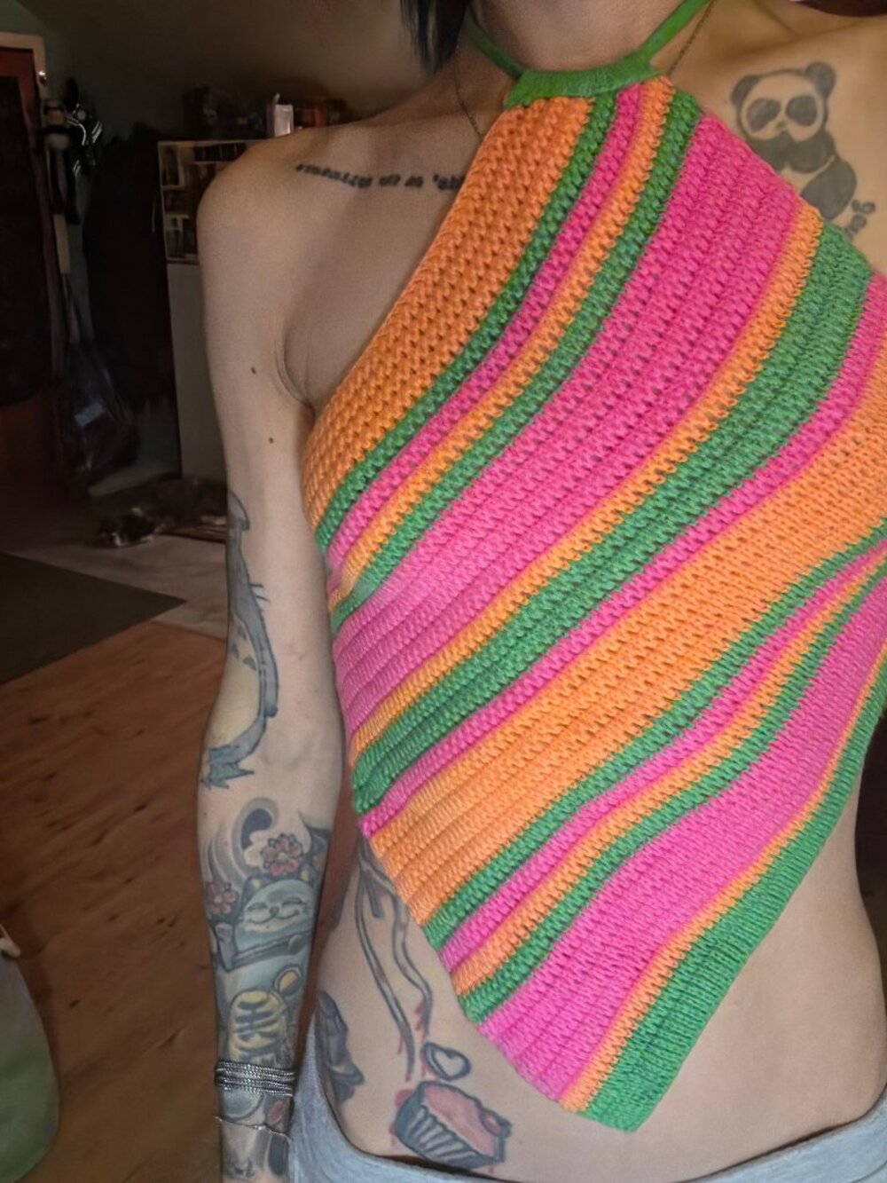 Tie Knit Crop